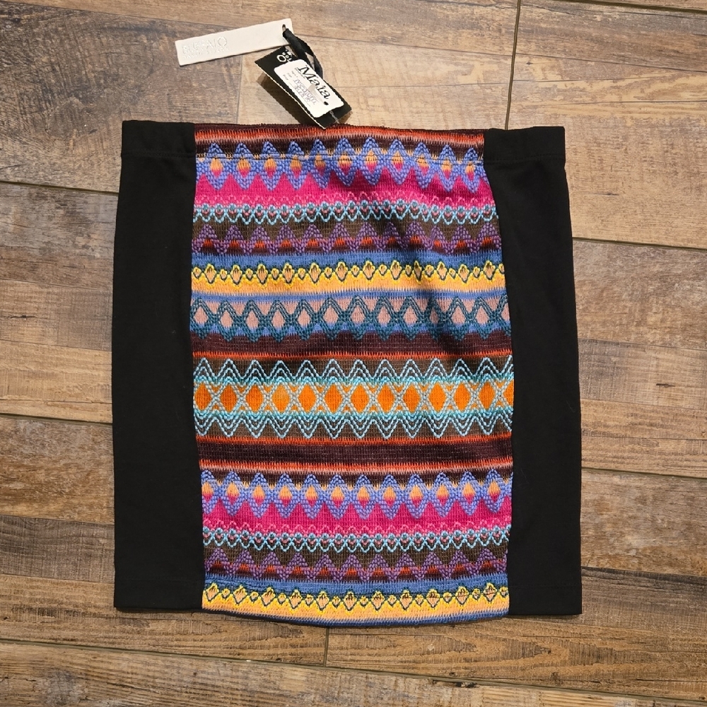 Colorful Patterned Women's Skirt Buffalo David Bitton. Size Medium